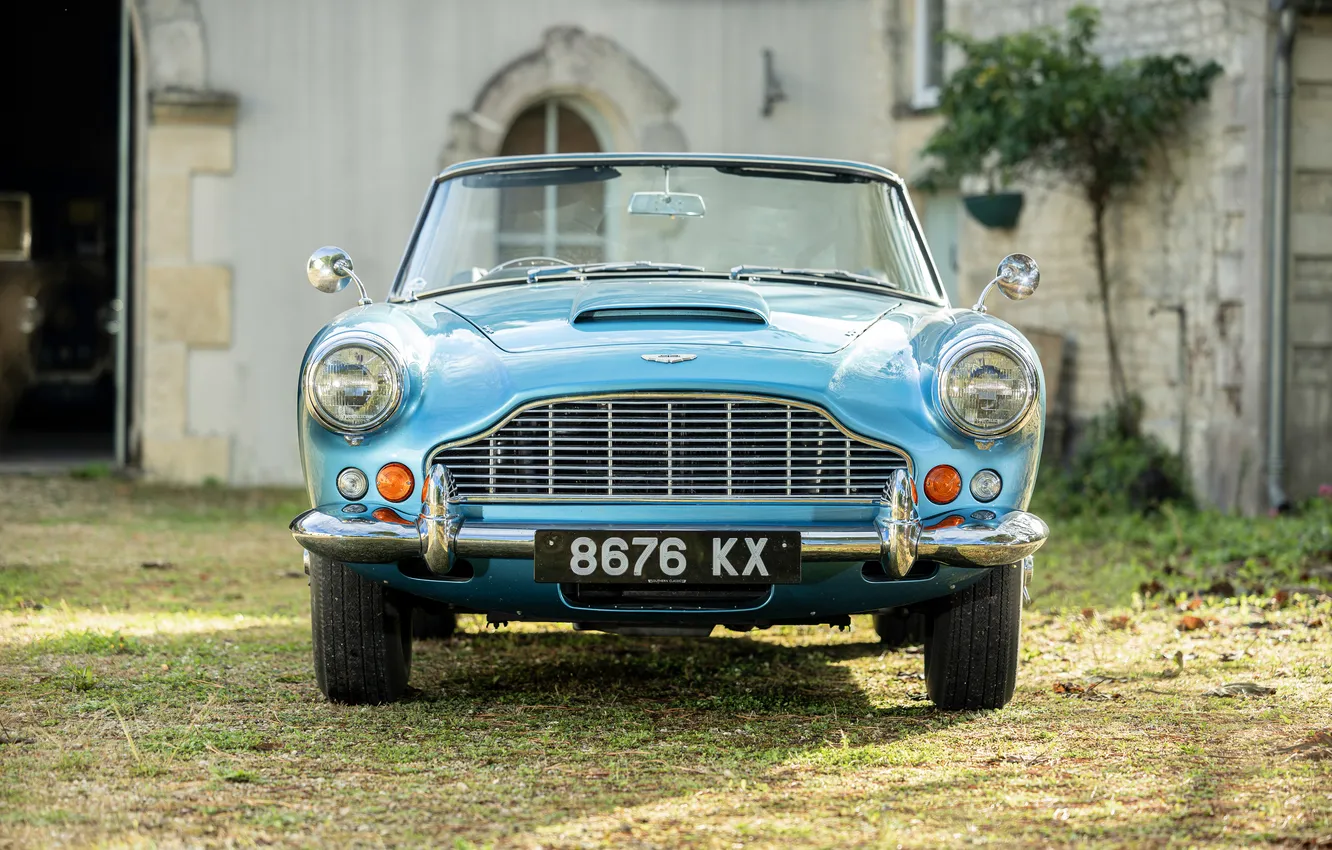 Фото обои Aston Martin, 1963, DB4, Aston Martin DB4 Convertible