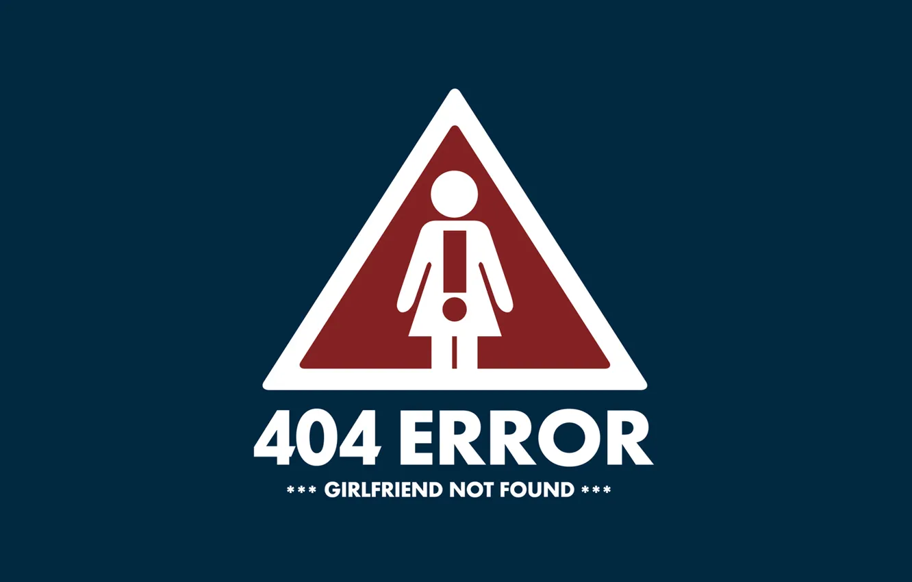 Фото обои 404, girlfriend, error