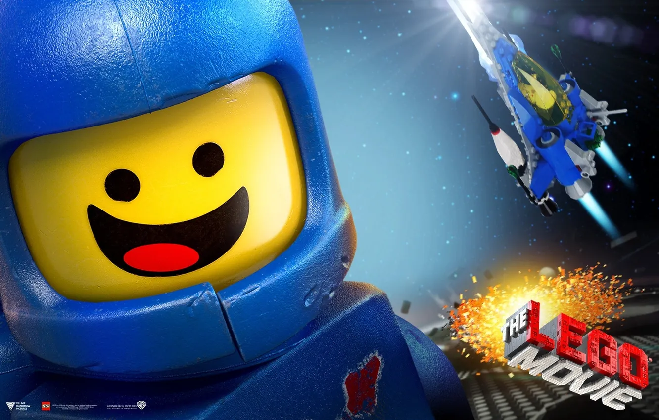 Фото обои lego, лего, космический корабль, lego movie, лего. фильм