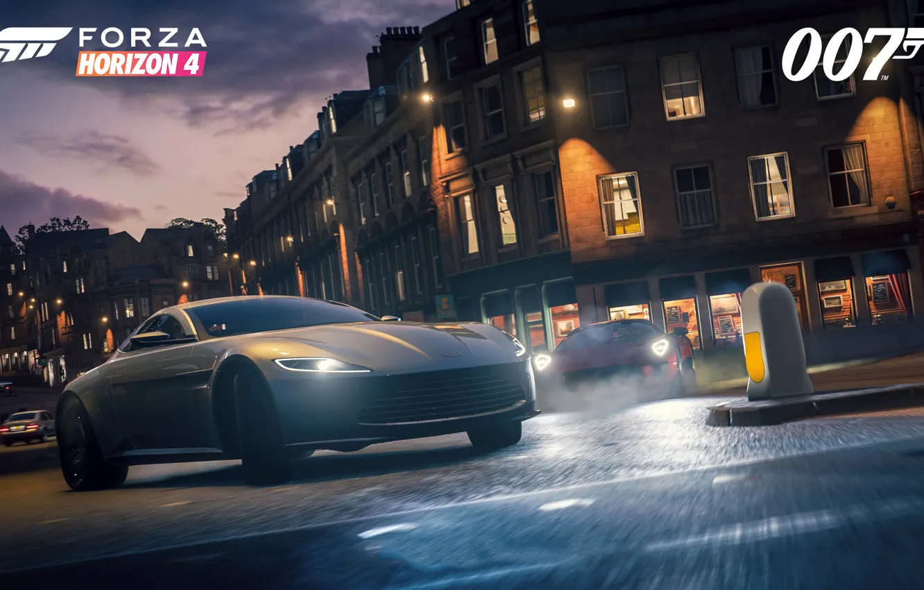 Фото обои Aston Martin, Microsoft, game, 2018, DB10, Forza Horizon 4