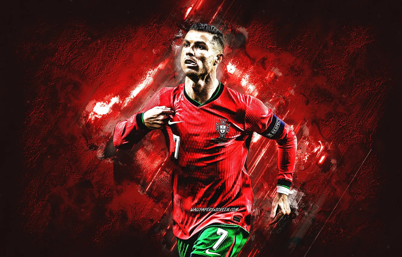Фото обои Cristiano Ronaldo, Legend, CR7, Football, Portugal, Ronaldo, Captain