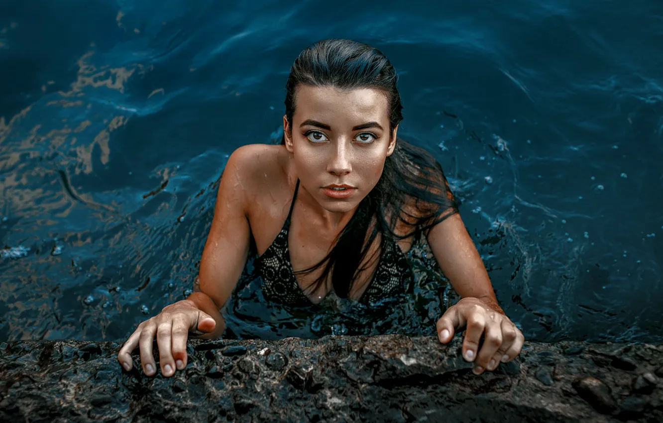 Фото обои губки, в воде, Олеся, Andrey Metelkov