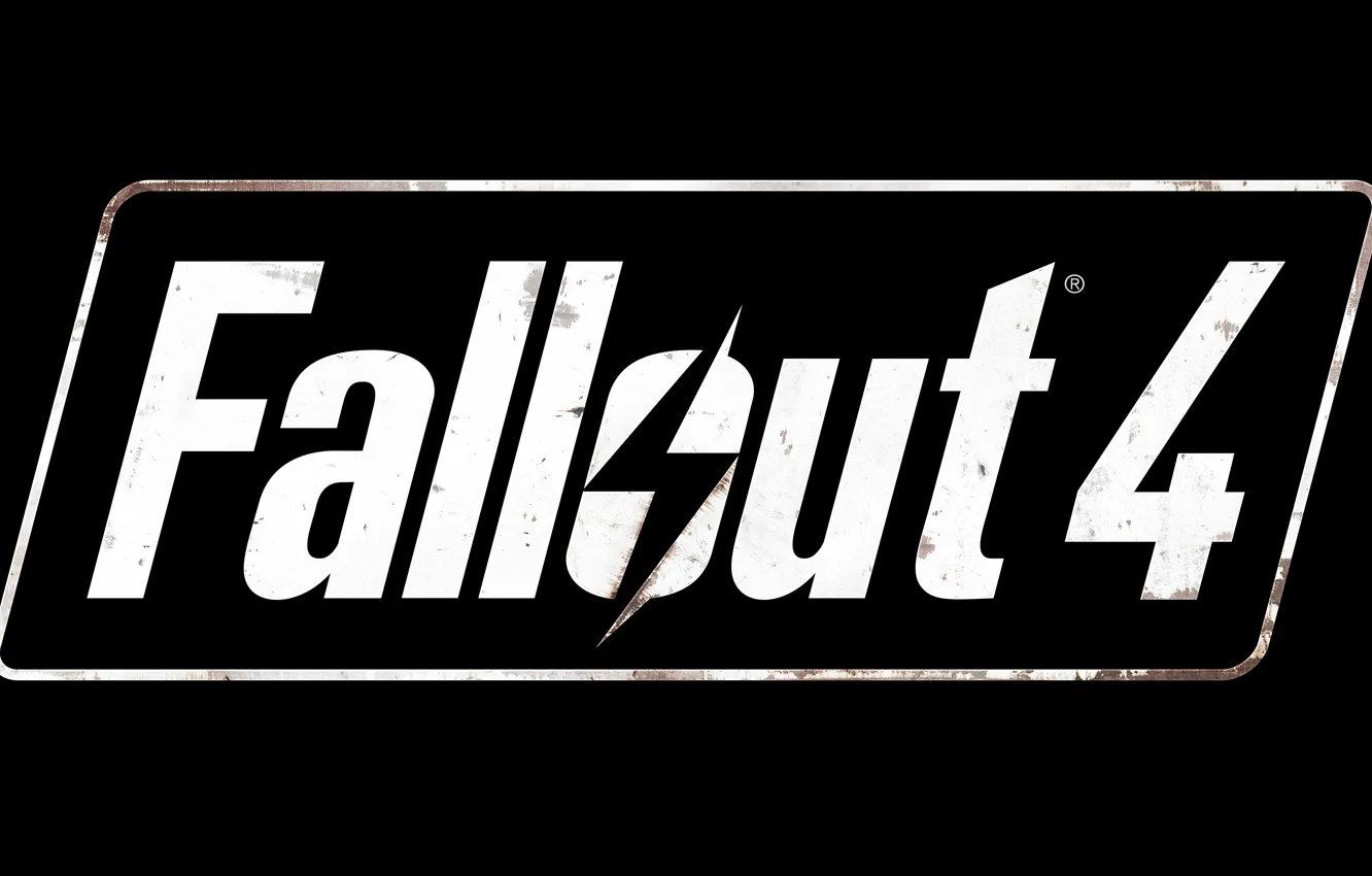 Фото обои Logo, Game, Bethesda, Fallout 4, Softworks