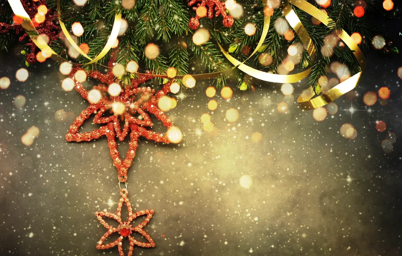 Фото обои украшения, елка, Christmas, decoration, xmas, Merry, Рождество. Новый Год