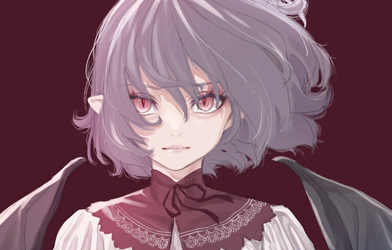 Фото обои девушка, демон, Touhou Project, Remilia Scarlet