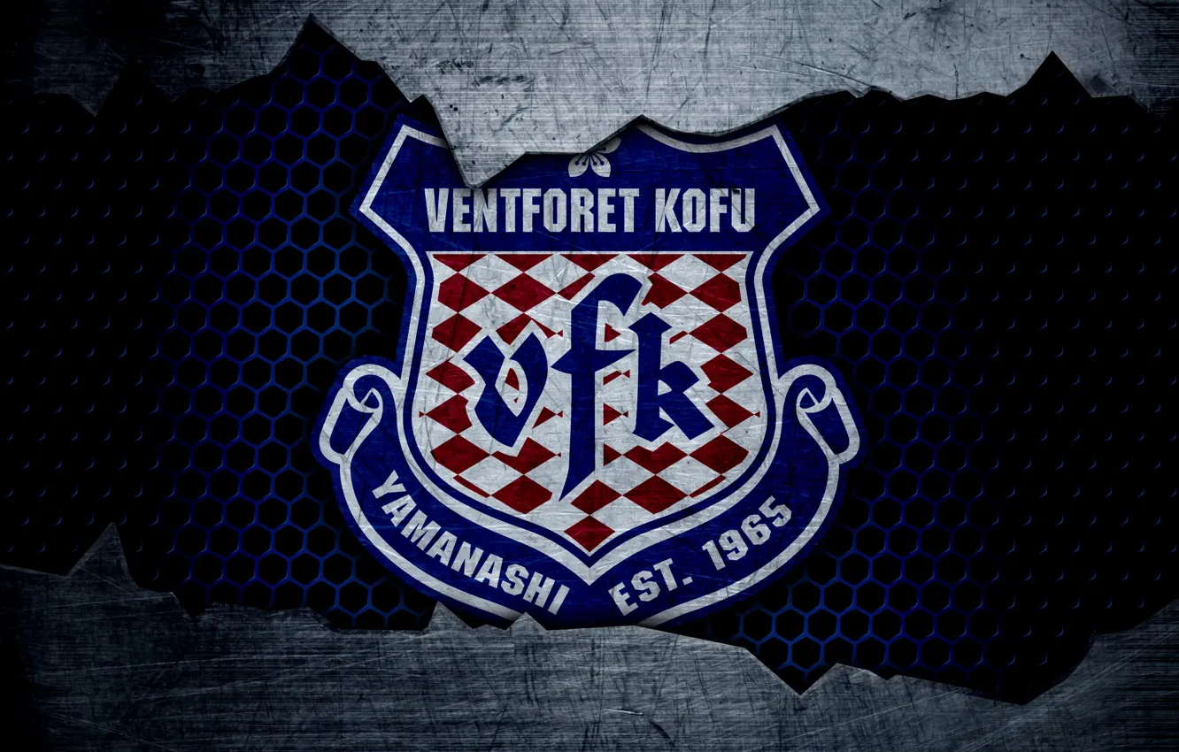 Фото обои wallpaper, sport, logo, football, Ventforet Kofu