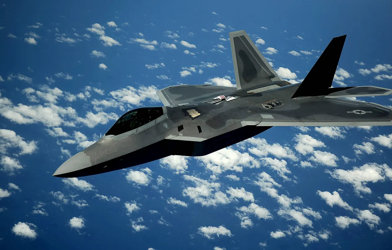 Фото обои F-22, Raptor, Lockheed/Boeing, многоцелевой истребитель, пятого поколения
