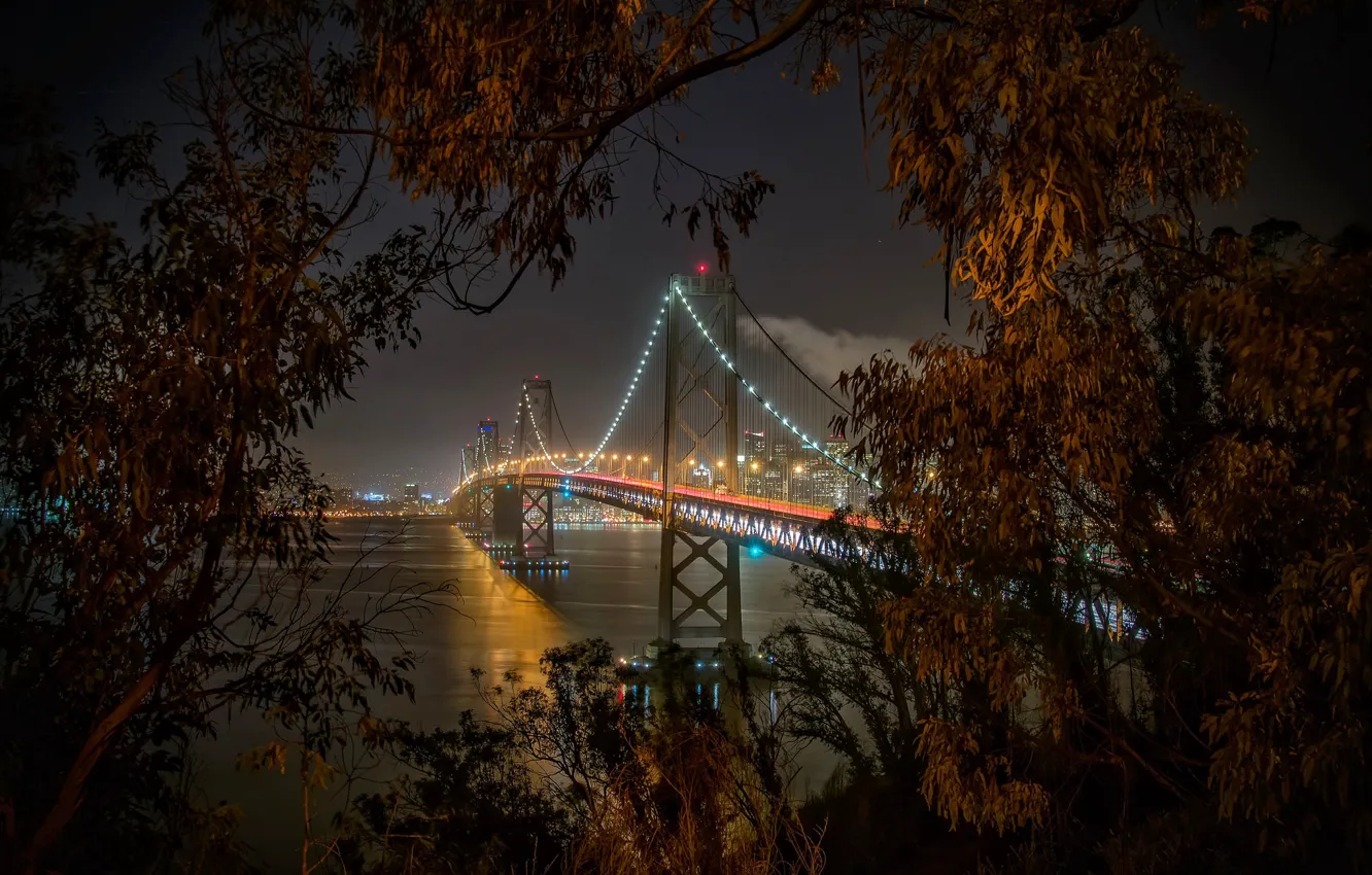 Фото обои United States, California, San Francisco, Bay Bridge