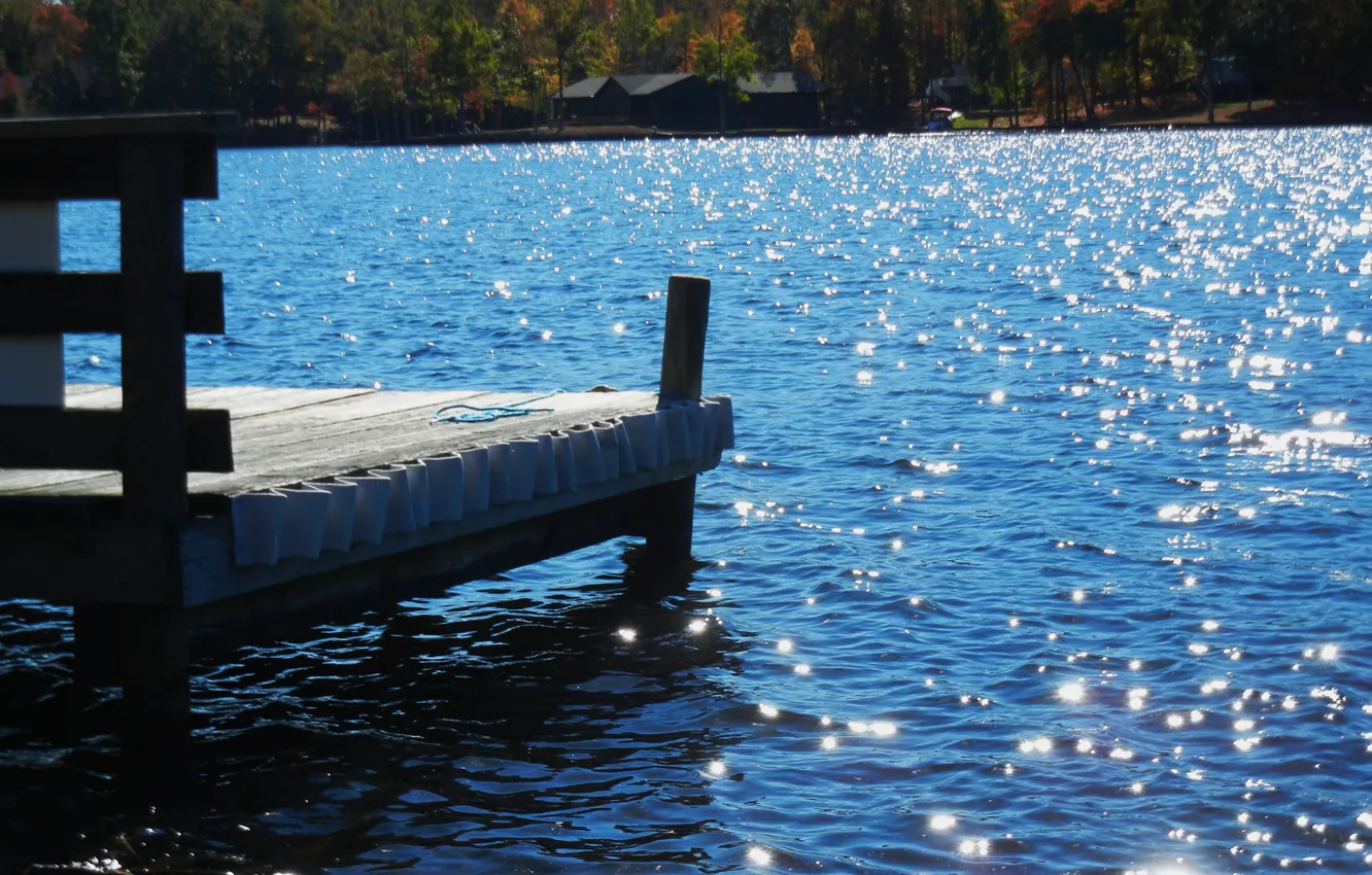 Фото обои Природа, Осень, Озеро, Nature, Autumn, Lake