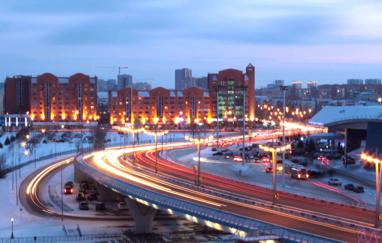 Фото обои мост, минимализм, Astana, ADM, Kazakhstan, ENU, Eurasian National University