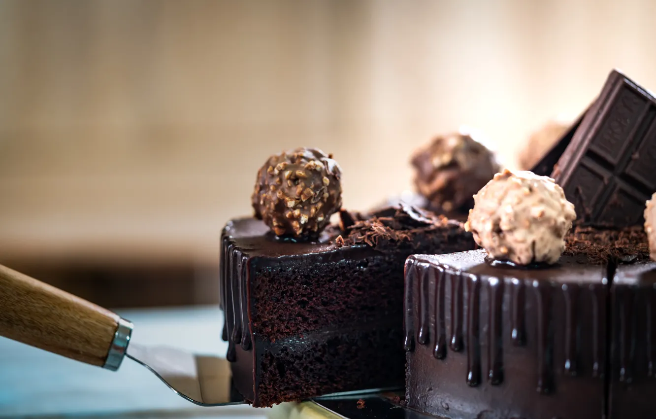 Фото обои еда, шоколад, торт, cake, десерт, chocolate