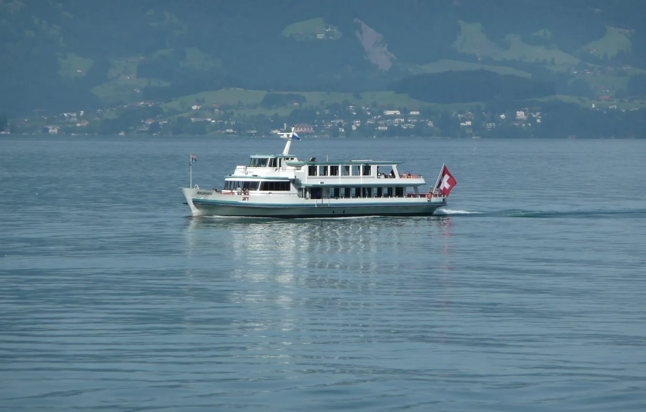 Фото обои Switzerland, ALPS, lake Lucern