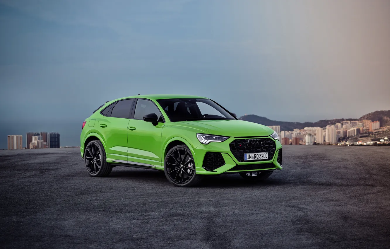 Фото обои Audi, вечер, кроссовер, Sportback, 2020, RS Q3