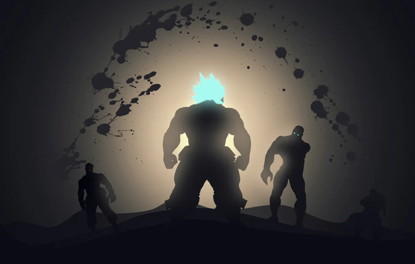 Фото обои персонажи, они, Super Street Fighter 4, ССФ4