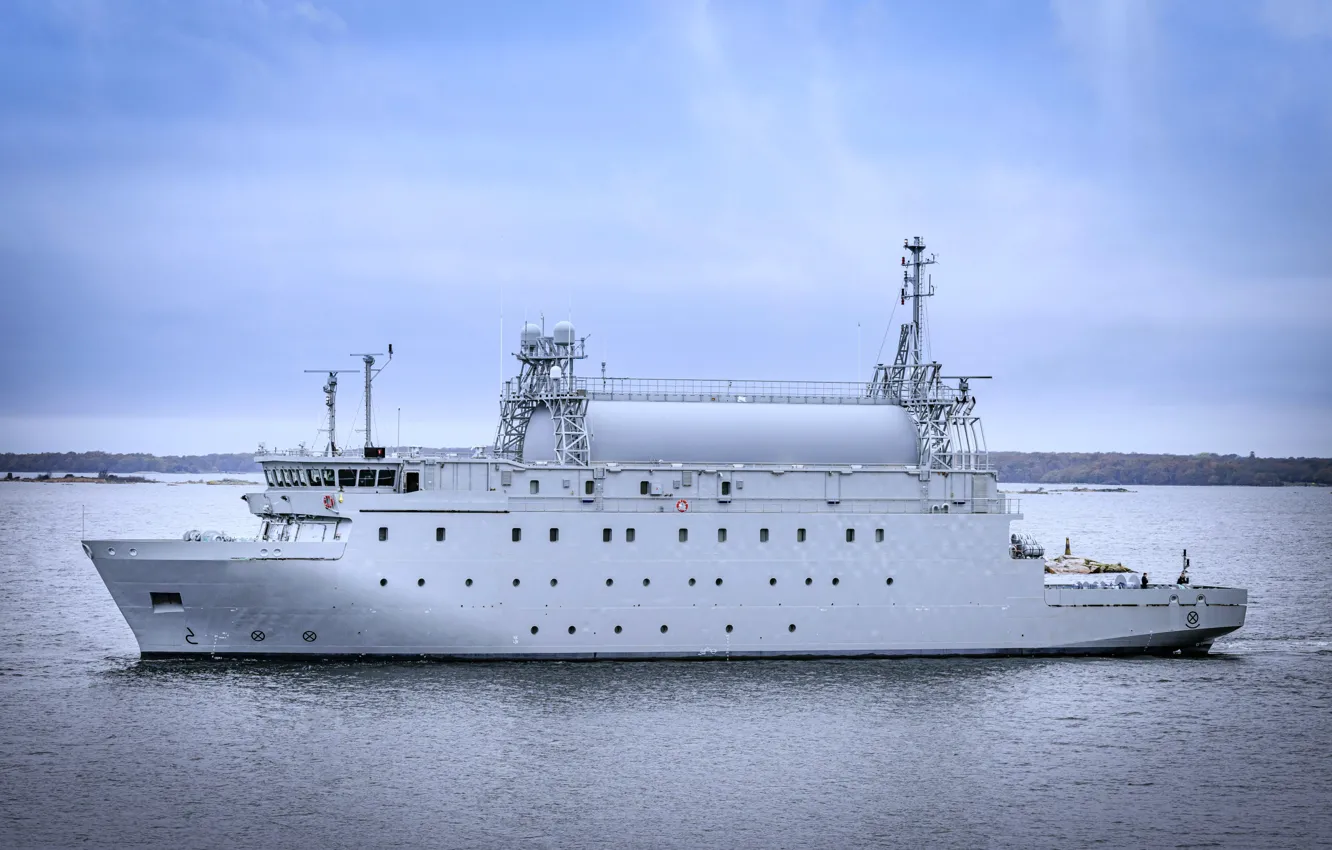 Фото обои корабль, Швеция, разведчик, HMS Artemis