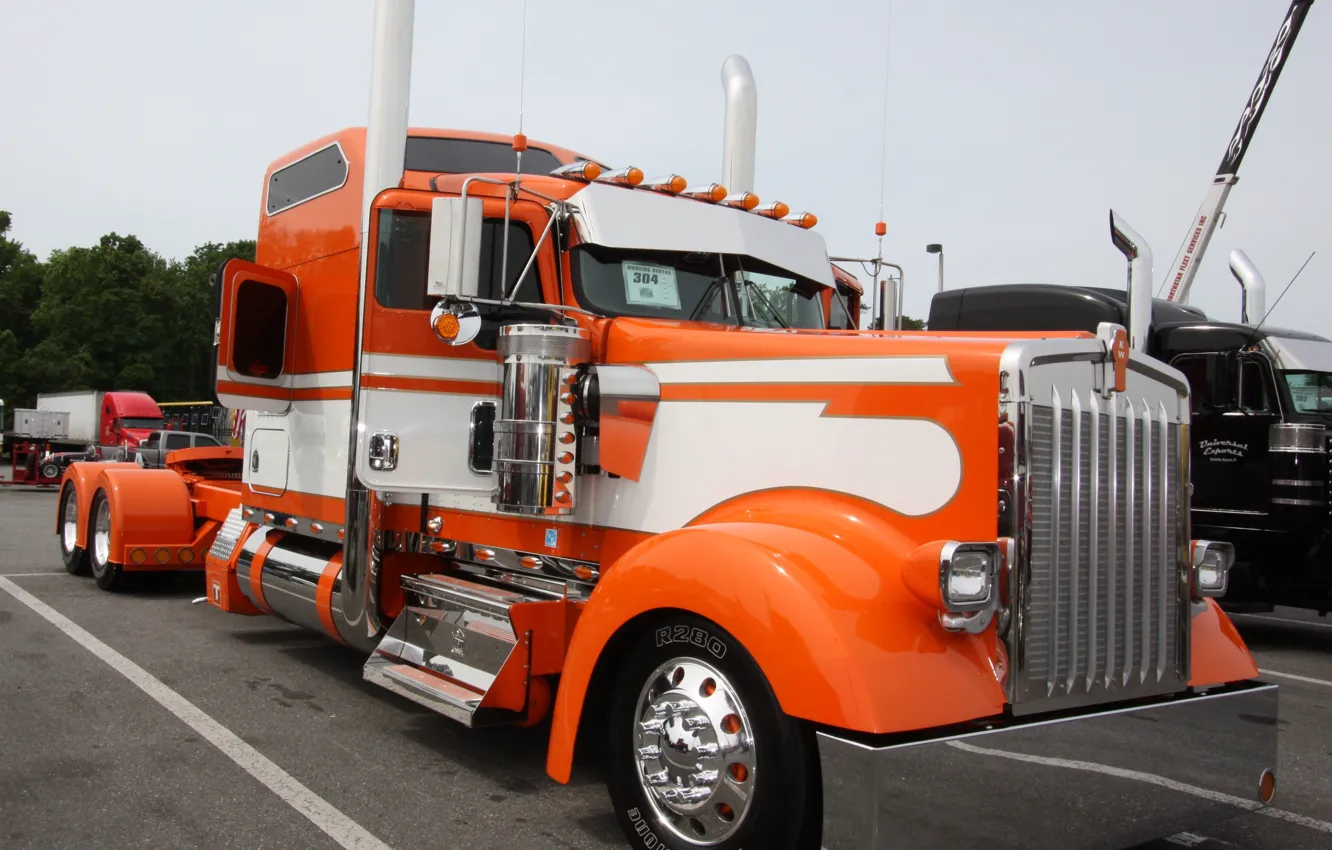 Фото обои custom, truck, kenworht