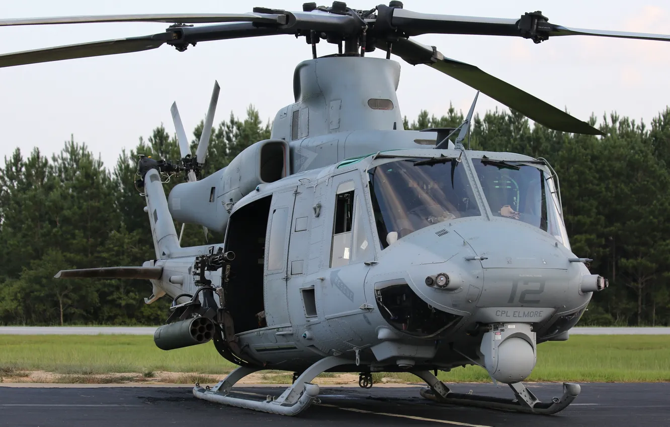 Фото обои вертолёт, многоцелевой, Venom, Bell UH-1Y