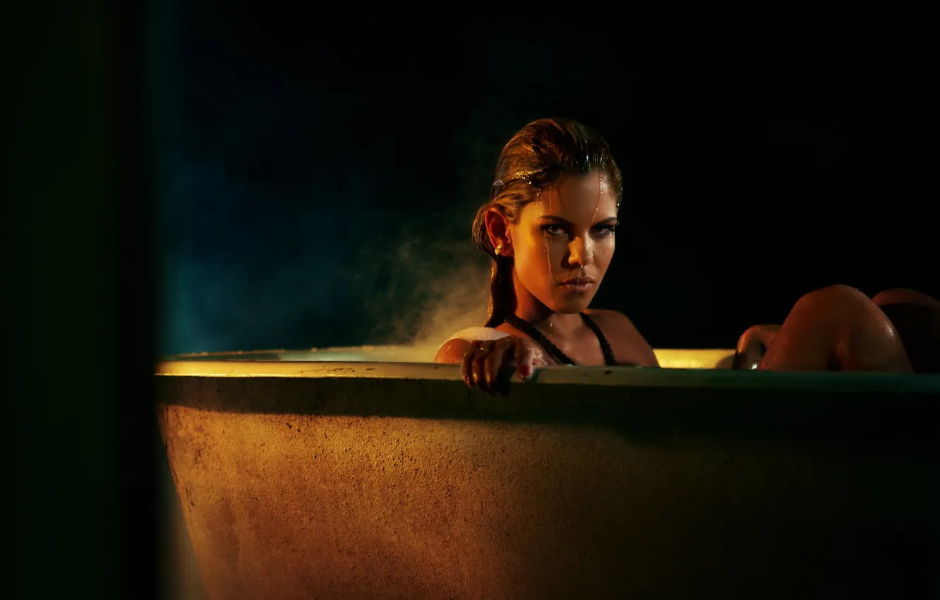 Фото обои ванна, model, CAMILLE MARTINS