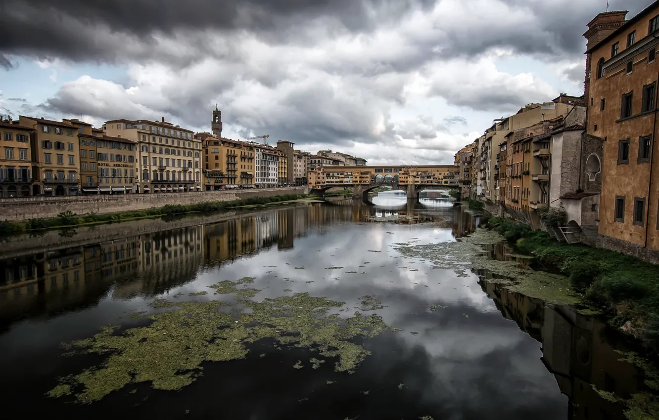 Фото обои город, Florence, Ponte Vecchio