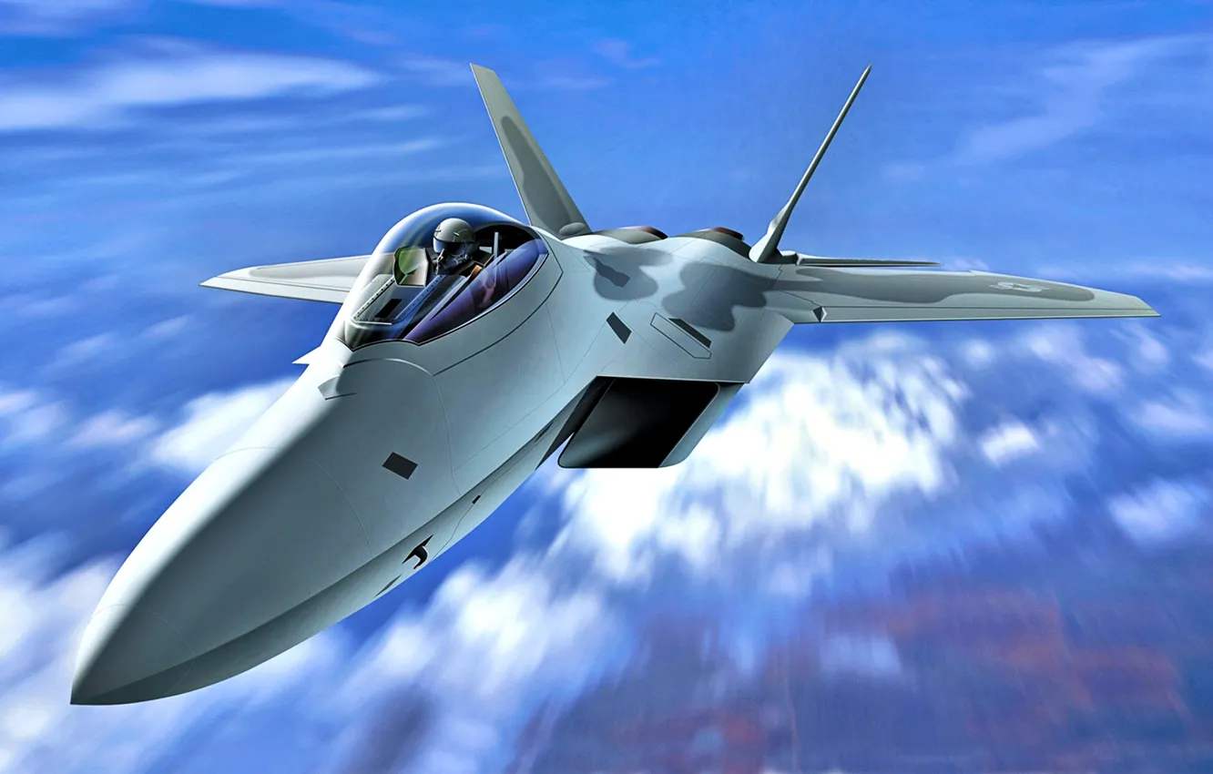 Фото обои USA, малозаметный, USAF, многоцелевой истребитель, Lockheed Martin, истребитель пятого поколения, F/A-22 Raptor