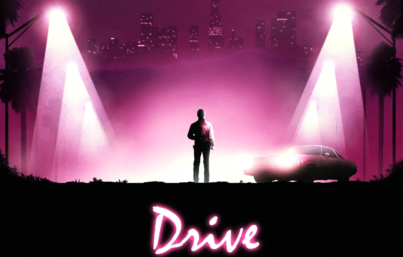 Фото обои фильм, art, drive, Ryan Gosling, Nicolas Winding Refn