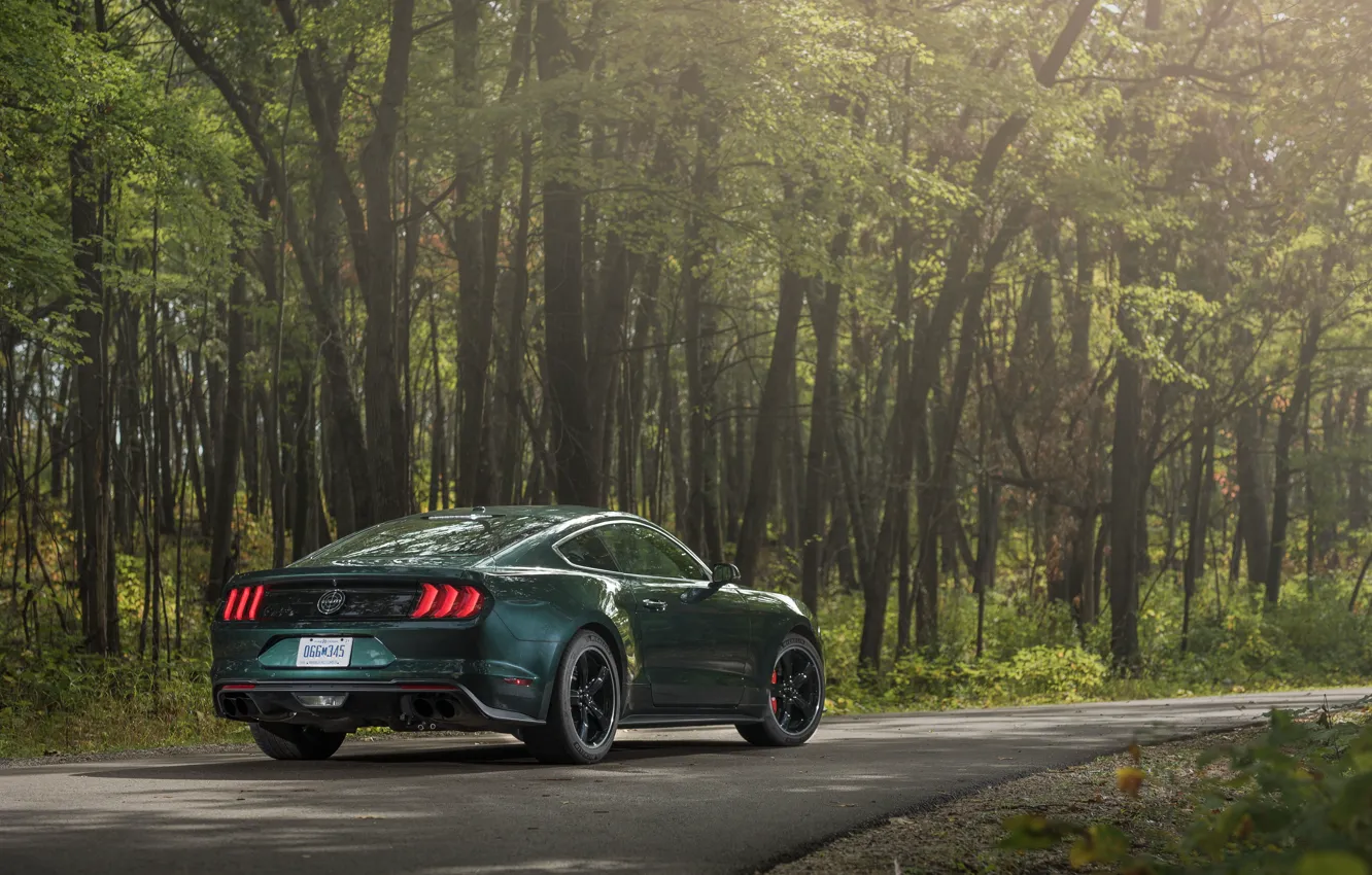 Фото обои Mustang, Ford, Bullitt, 2019
