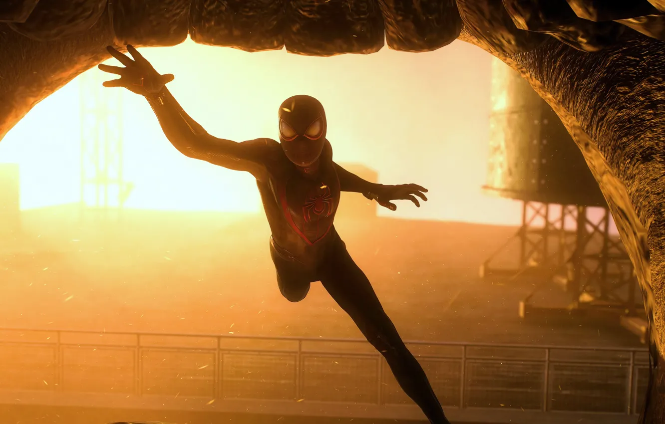 Фото обои gamer, Spiderman, Miles, gameplay, spiderman2, insomniac, miles Morales, symbiotix_gamer