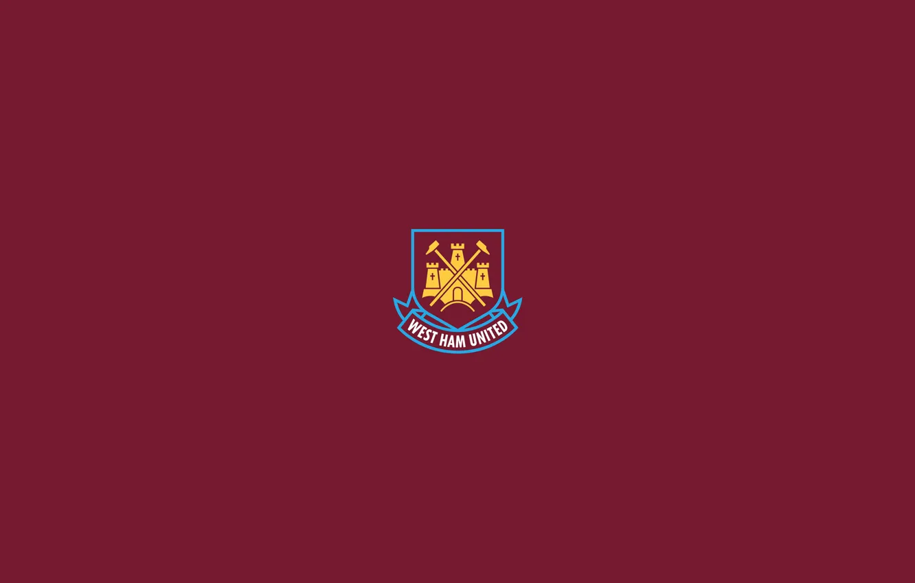 Фото обои logo, football, England, West Ham United