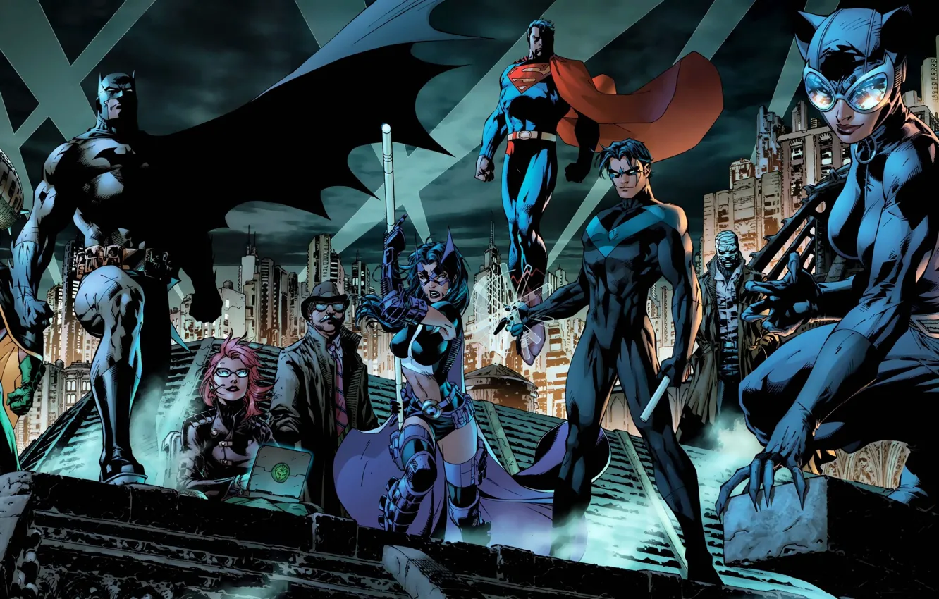 Фото обои fantasy, Batman, comics, Robin, Superman, superhero, superheroes, costume