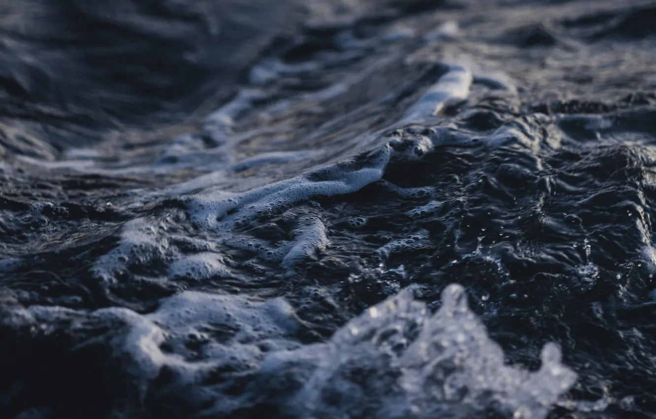 Фото обои вода, обои, волна