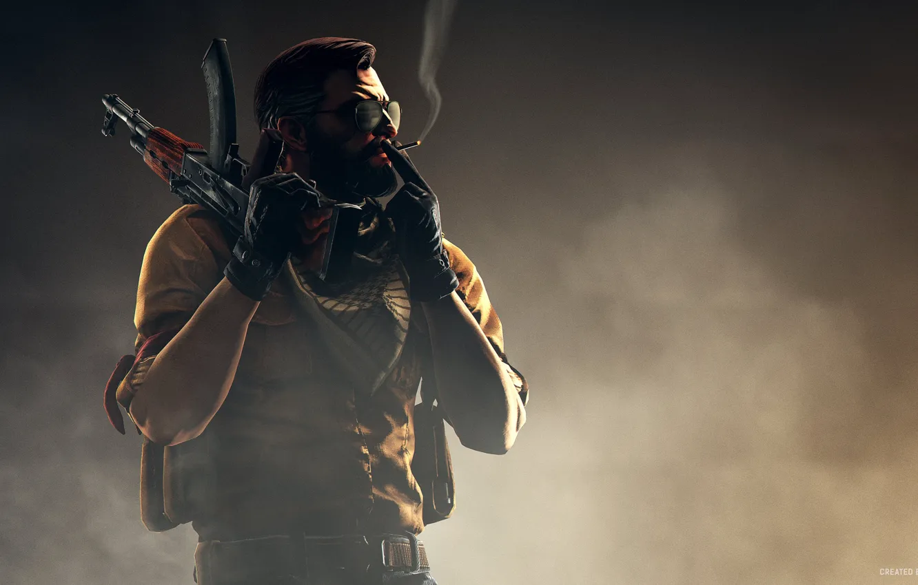 Фото обои Оружие, Gun, Калашников, Counter-Strike, АК-47, Game, Weapon, Counter-Strike Global Offensive