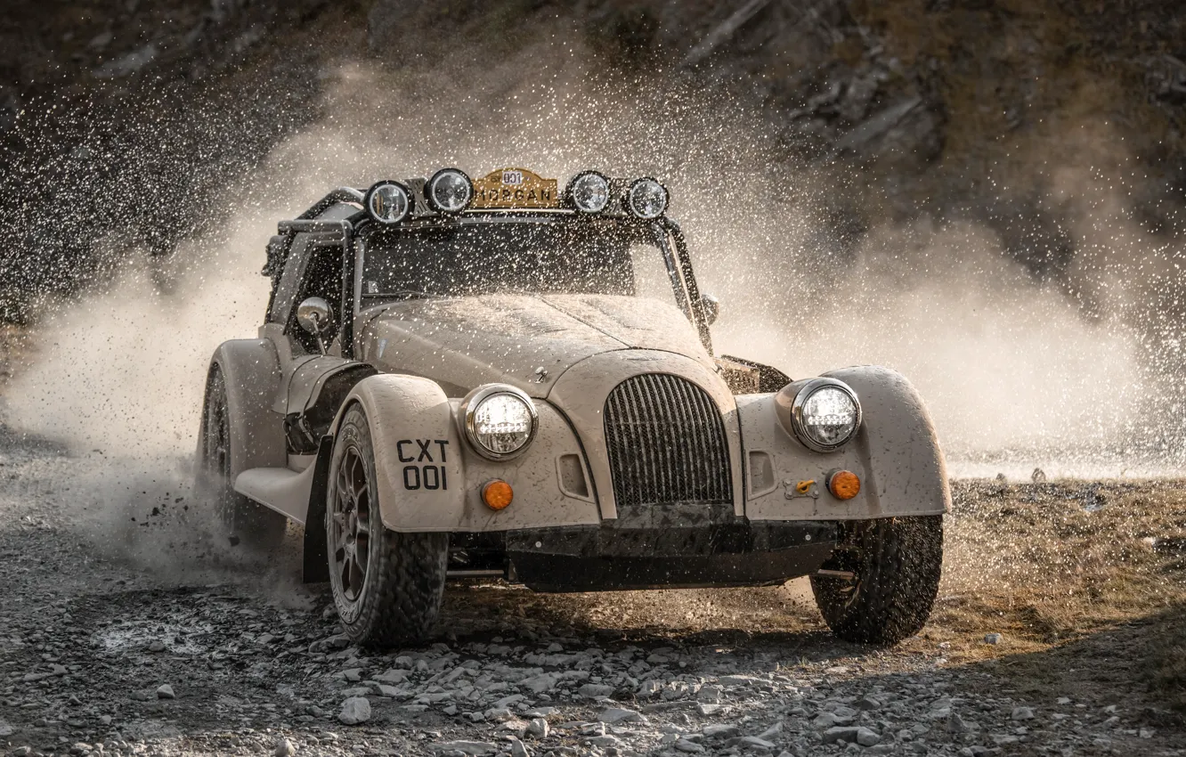 Фото обои front, Morgan, Plus Four, Morgan Plus Four CX-T