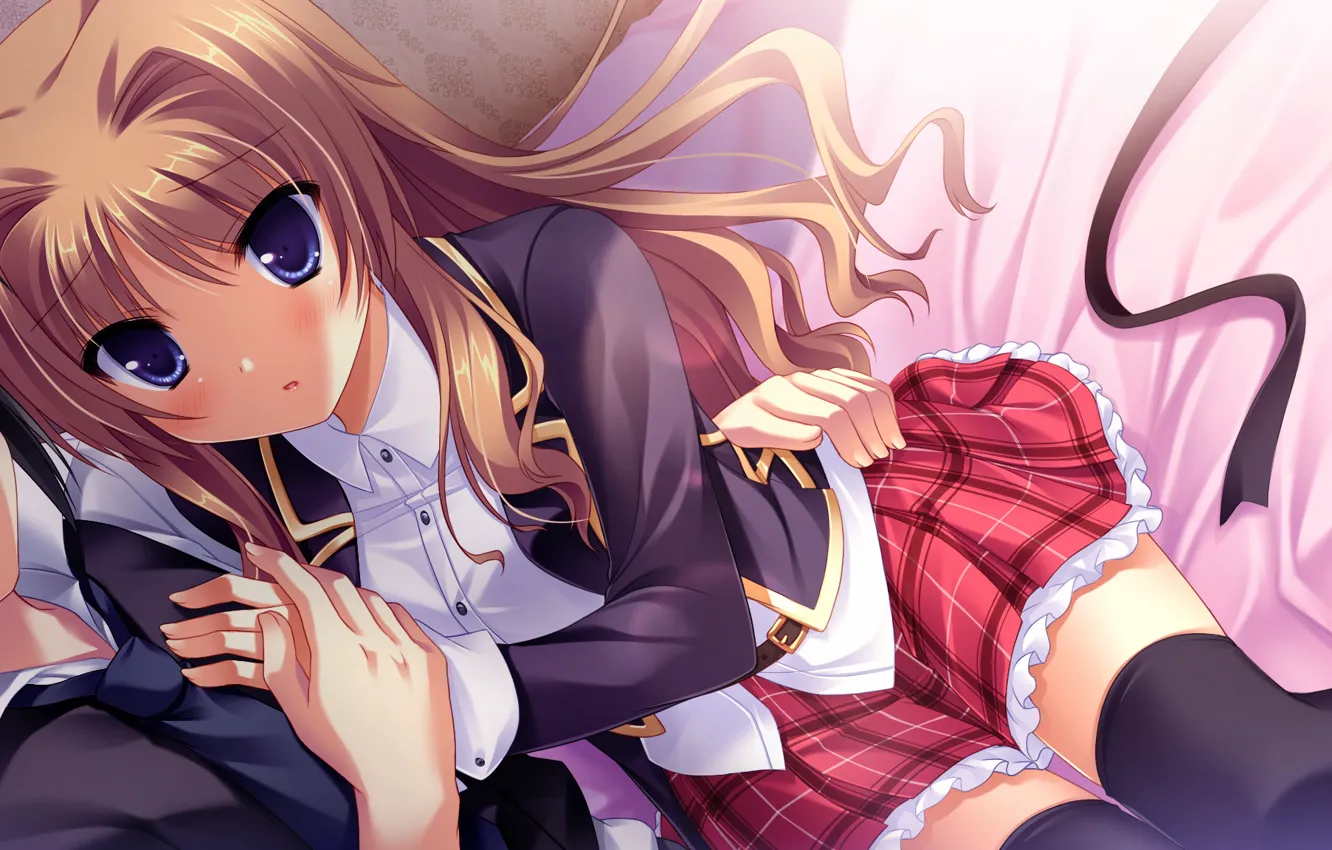 Фото обои Аниме, Anime, Kawai, Loli.midori no umi.game cg.censored