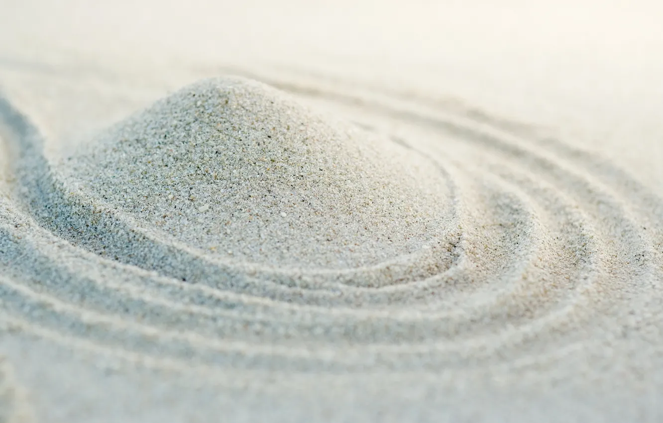 Фото обои песок, узор, линий