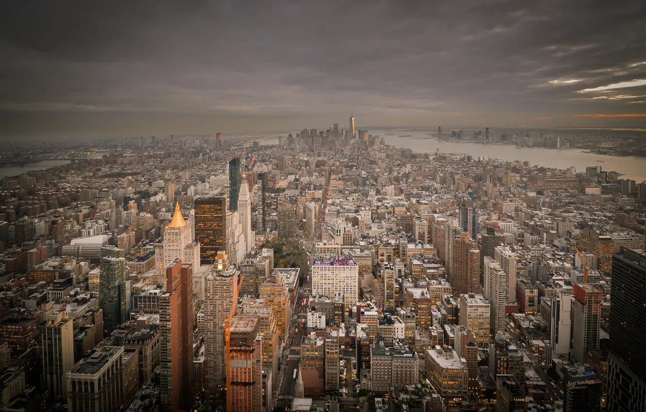 Фото обои New York, Manhattan, Empire State Building