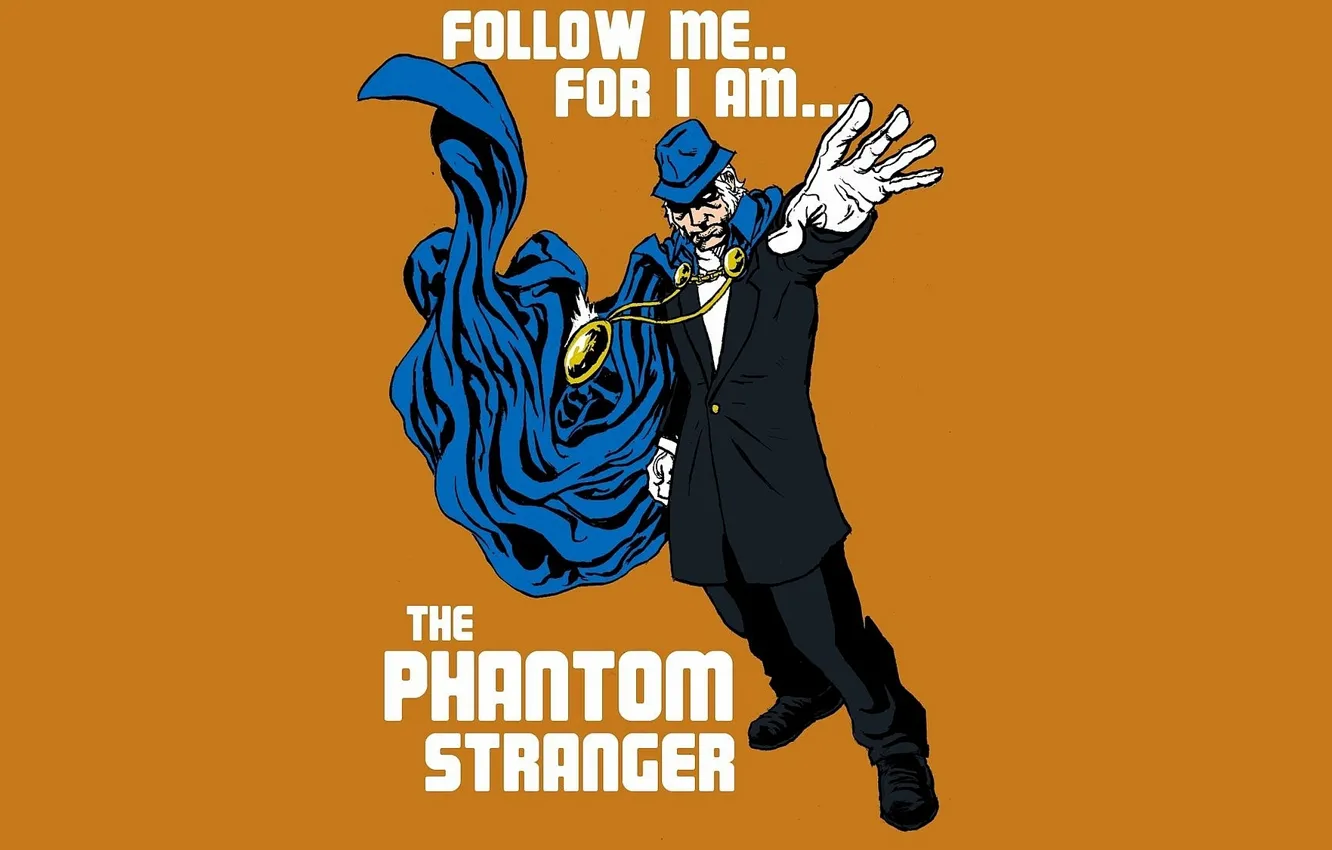 Фото обои комикс, призрачный скиталец, Phantom Stranger