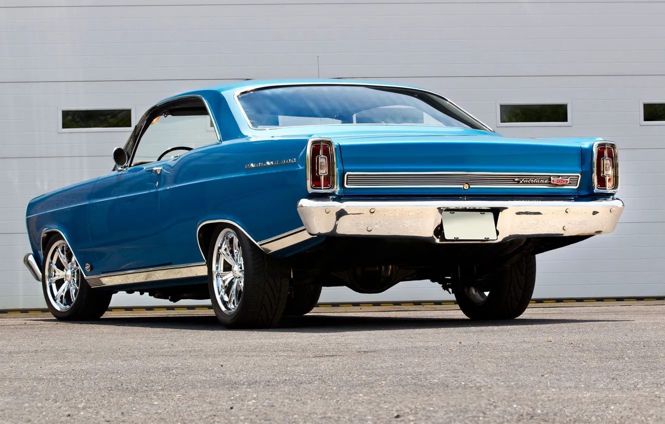 Фото обои Ford, Coupe, 1967, Hardtop, Streetrod, Fairlane 500