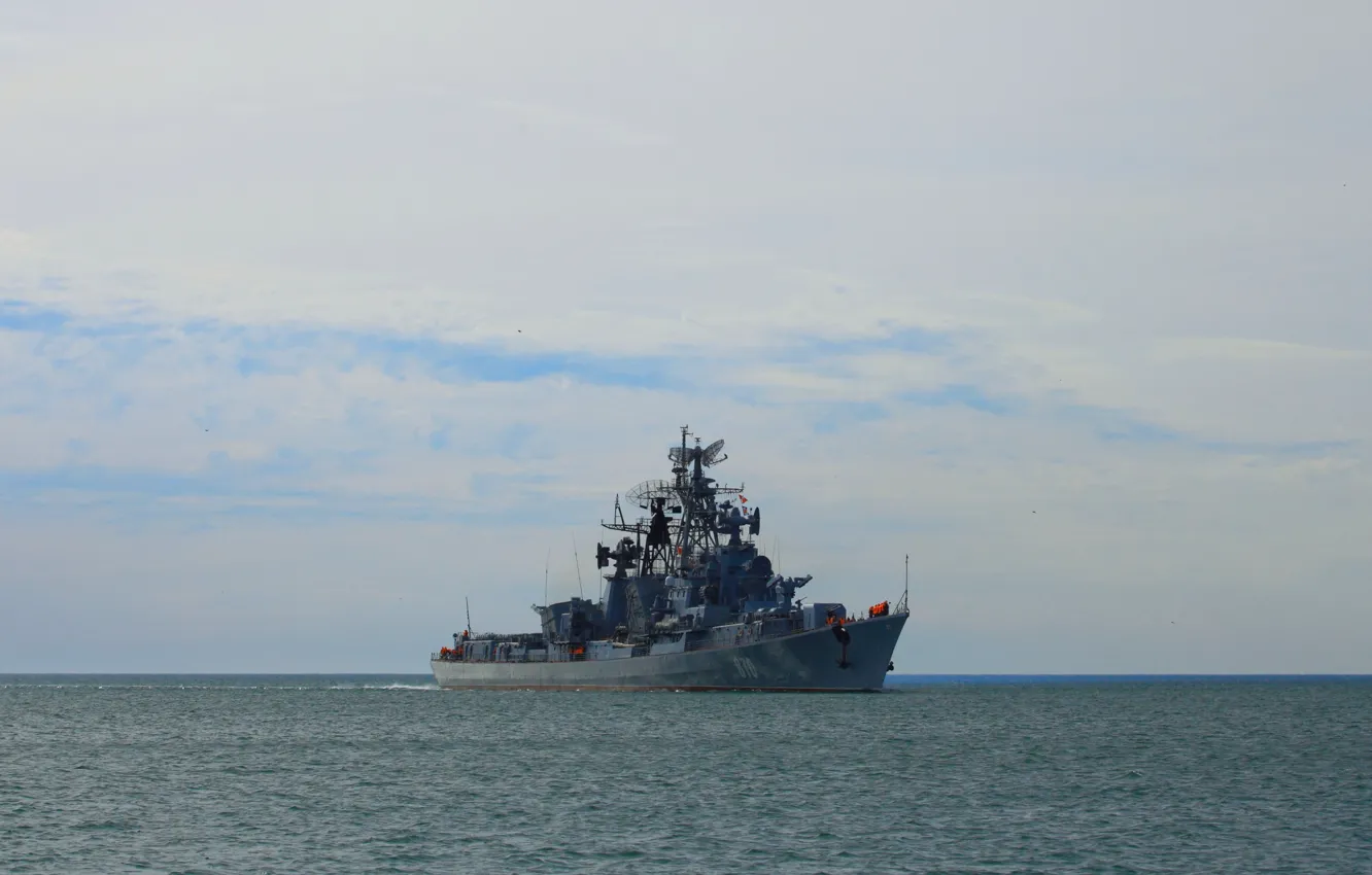 Фото обои черное море, вмф, проект 61, сметливый