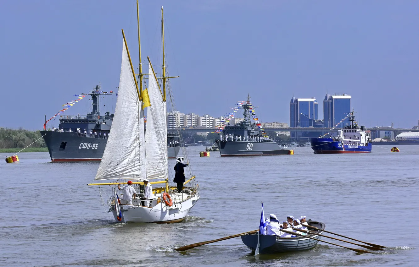 Фото обои корабли, представление, день вмф