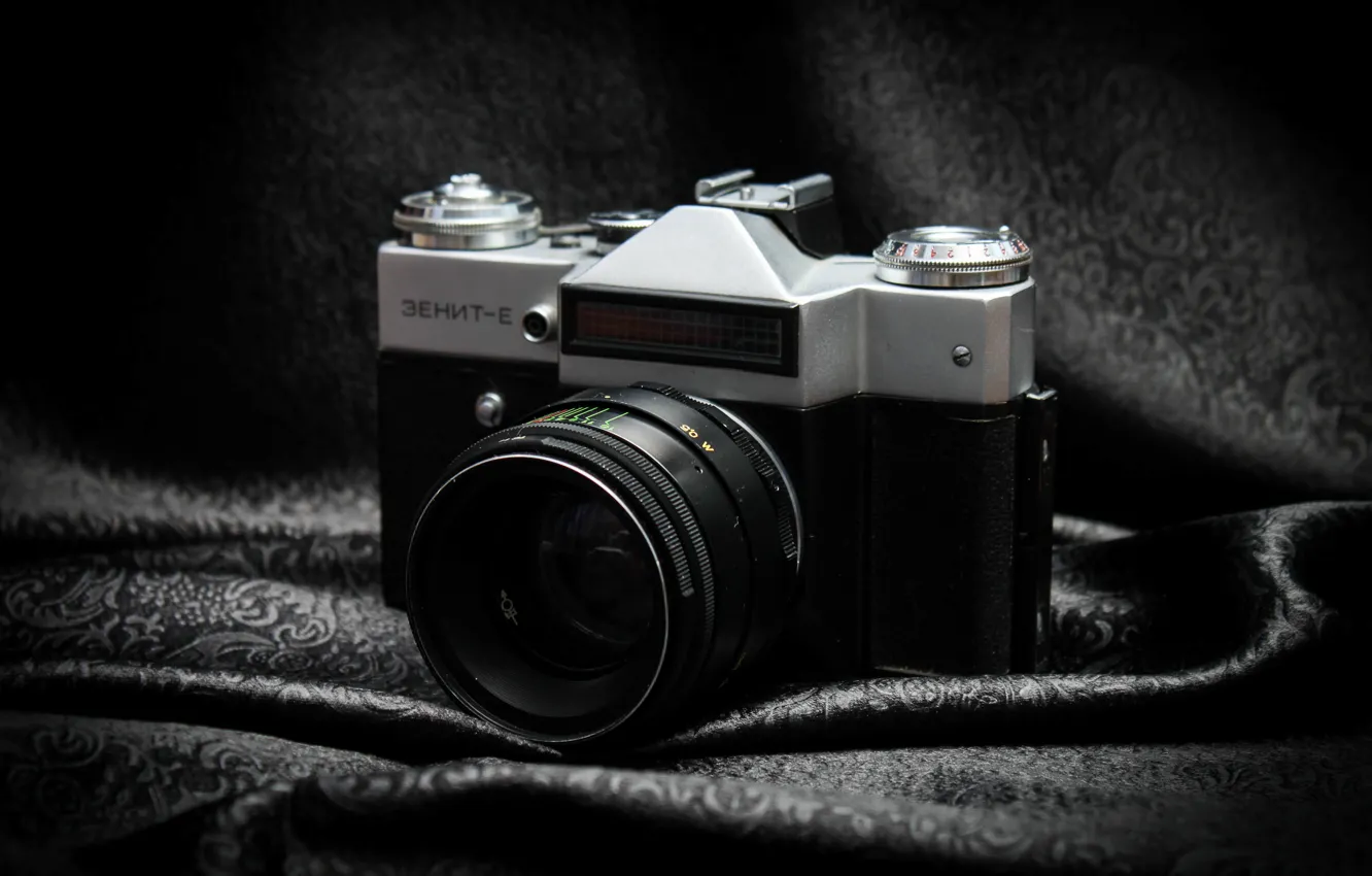 Фото обои обои, черный, фотоаппарат, зенит