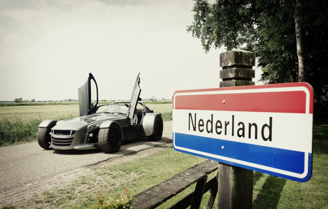 Фото обои знак, GTO, Nederland, 2015, Donkervoort