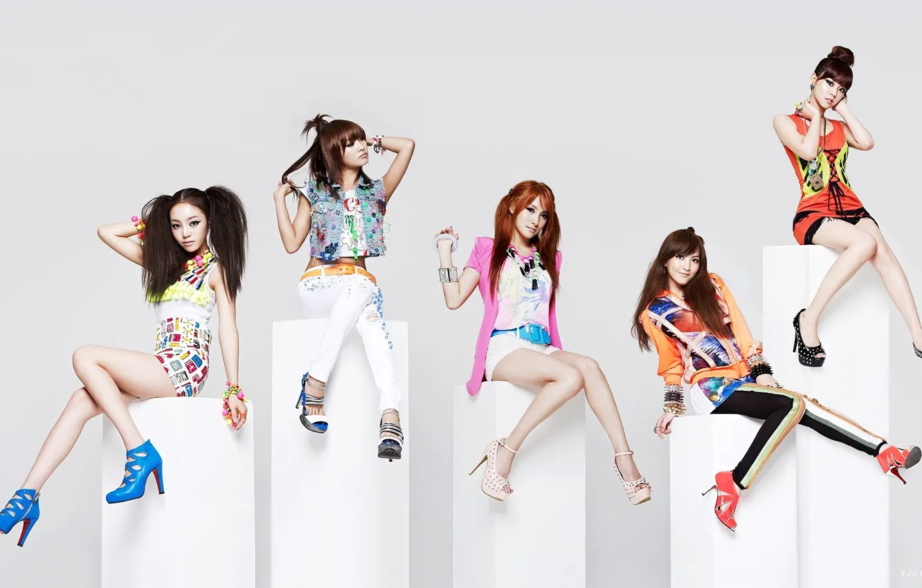 Фото обои музыка, девушки, азиатки, Южная Корея, K-Pop, KARA