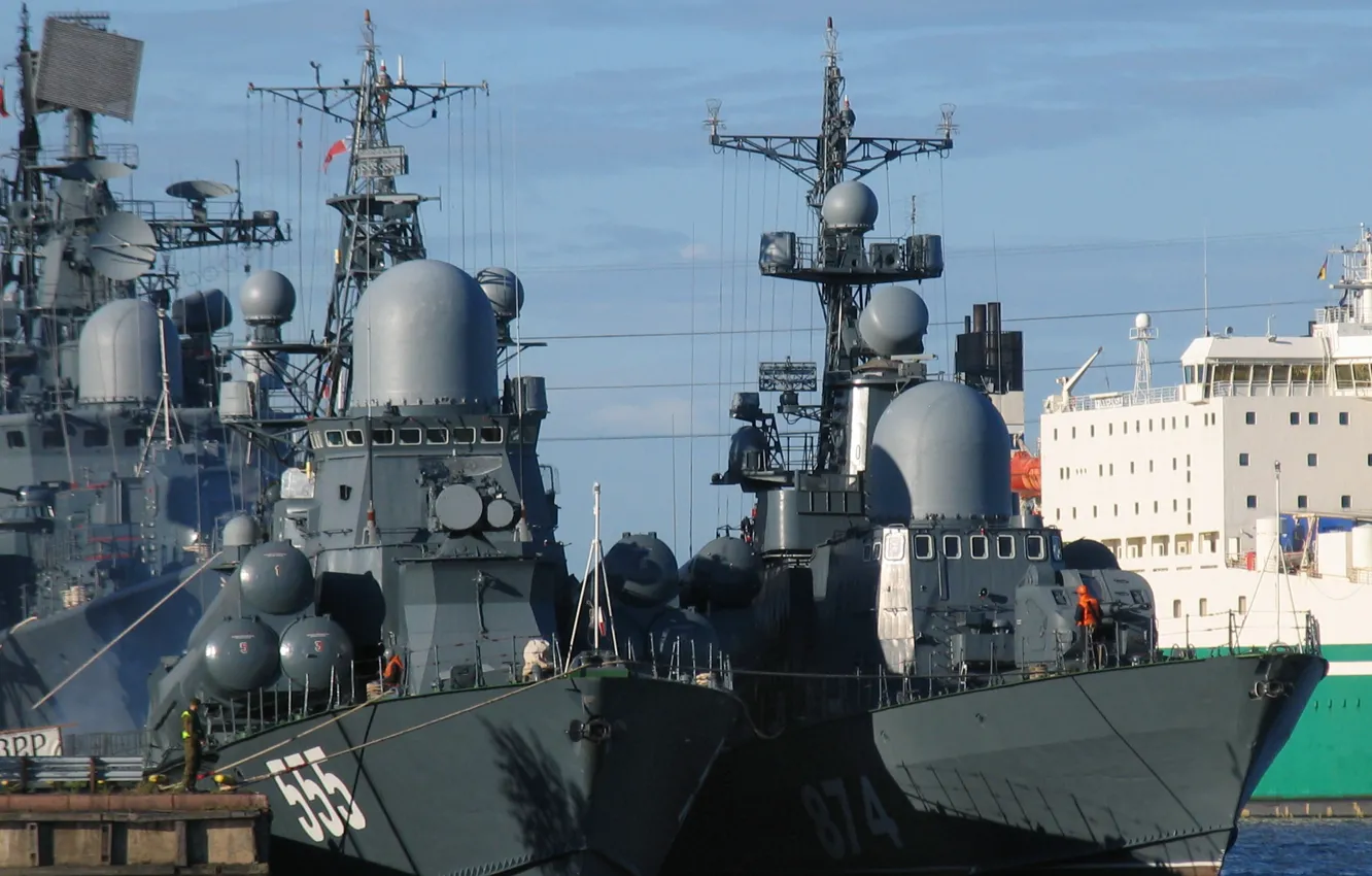Фото обои корабли, эсминец, ракетные, Гейзер, Моршанск, Настойчивый