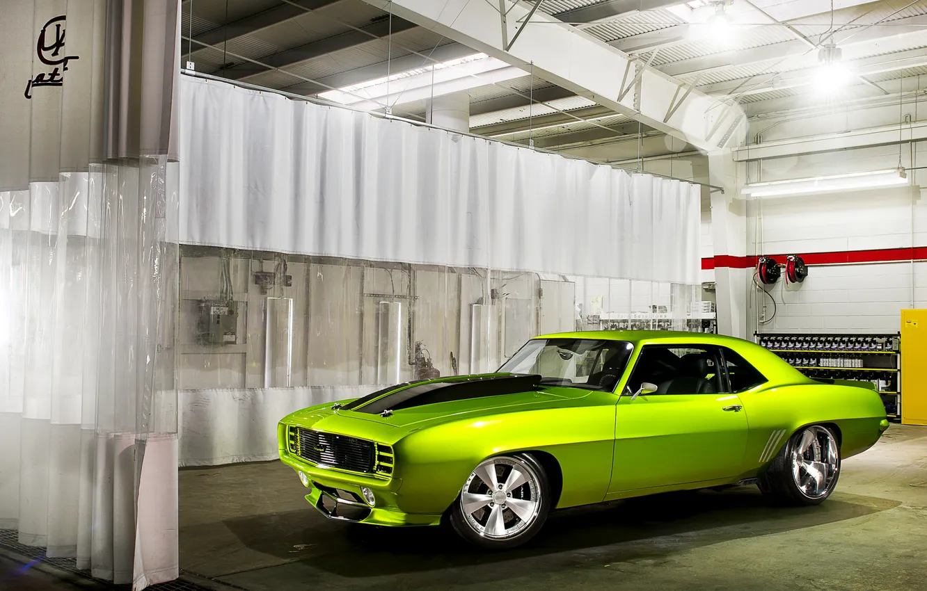 Фото обои машина, green, Chevrolet, Nikon, monster, auto, ultimate, Orlando
