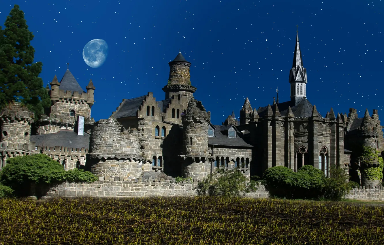 Фото обои wallpaper, Old, Castle, picture, Dust, Graphics