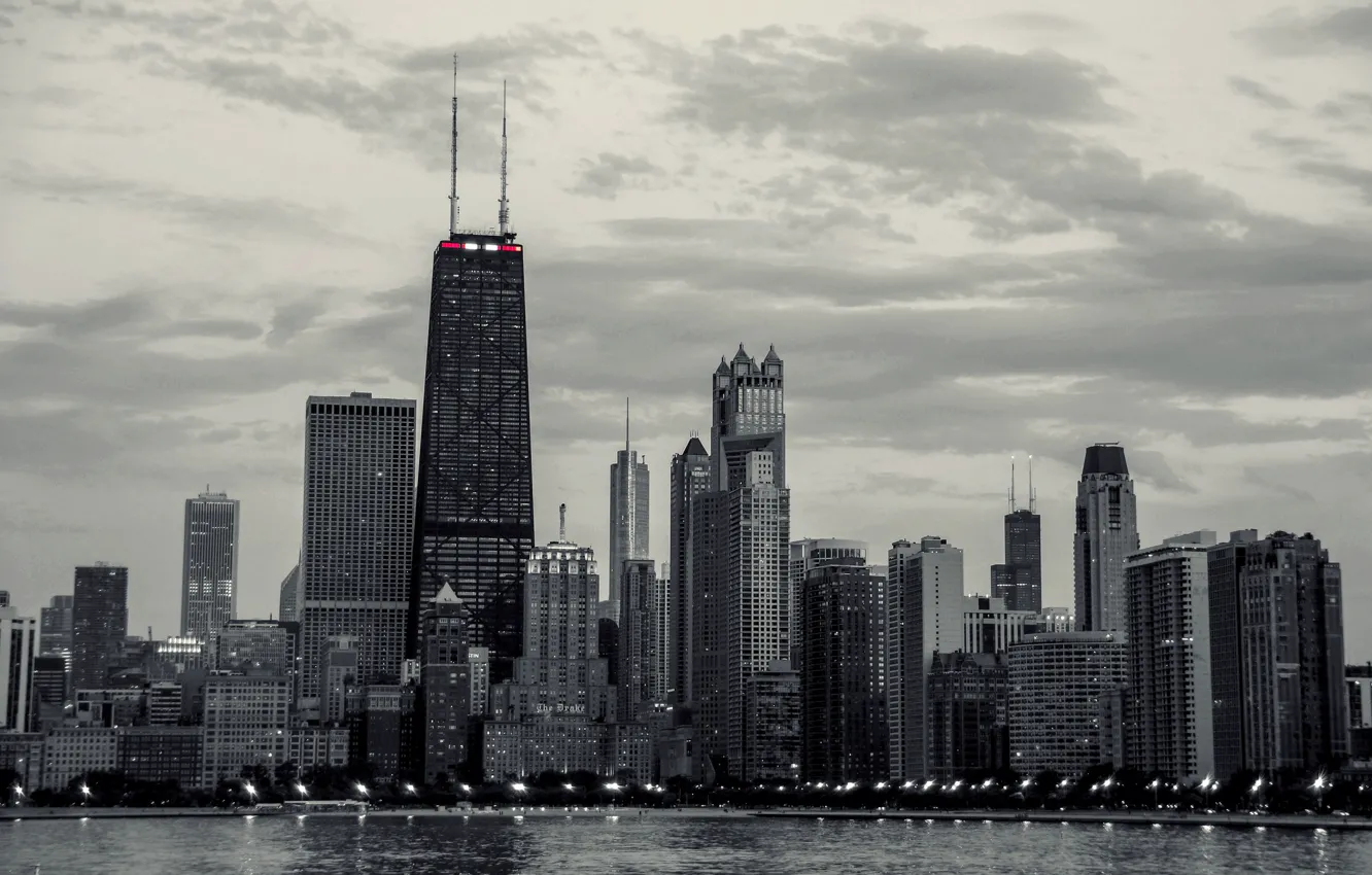 Фото обои здания, небоскребы, америка, чикаго, Chicago, сша, высотки