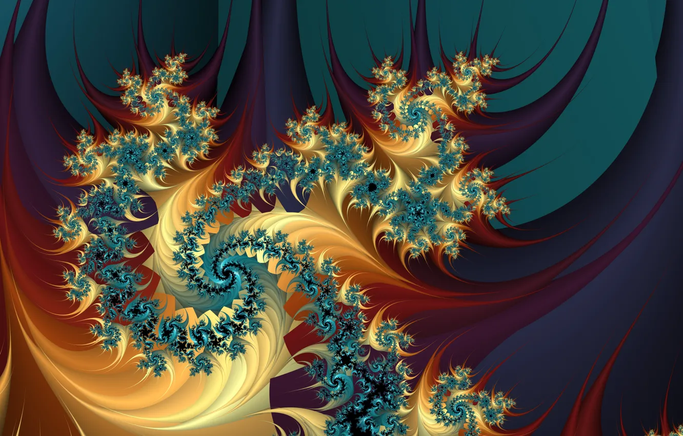 Фото обои wallpaper, pattern, Fractal