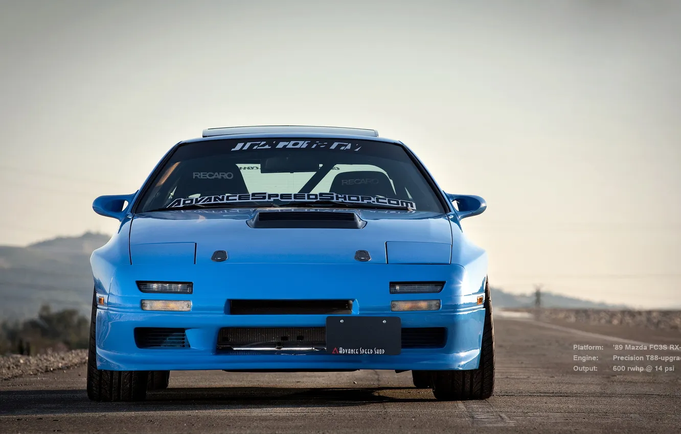 Фото обои тюнинг, мазда, Mazda RX7, 1989