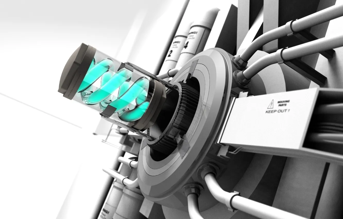 Фото обои зеленый, вирус, хранилище, биологическая опасность