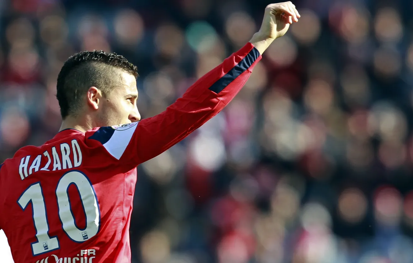 Фото обои футбол, Eden Hazard, losc